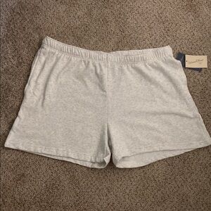 Universal Thread Heather Gray Athletic Shorts with Elastic Waistband NWT